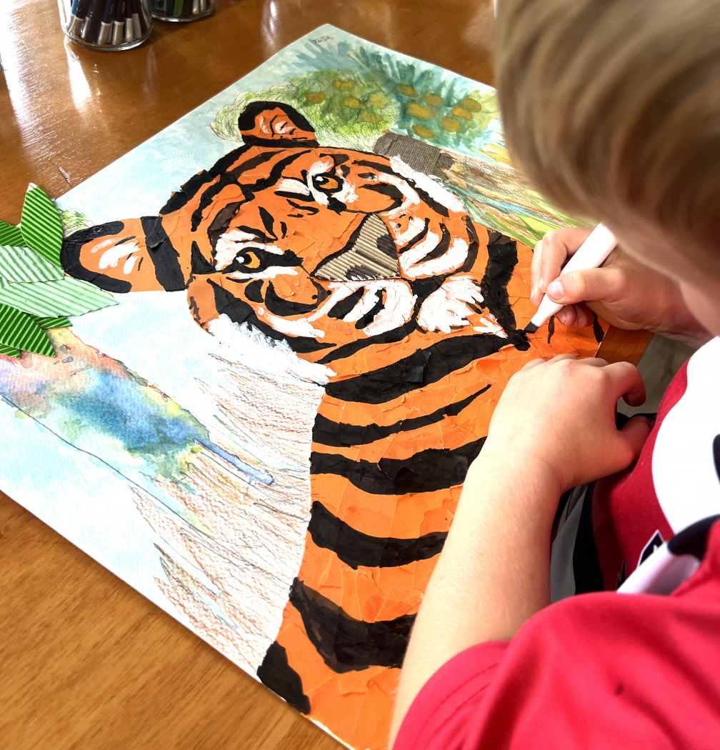 kids art workshop paint