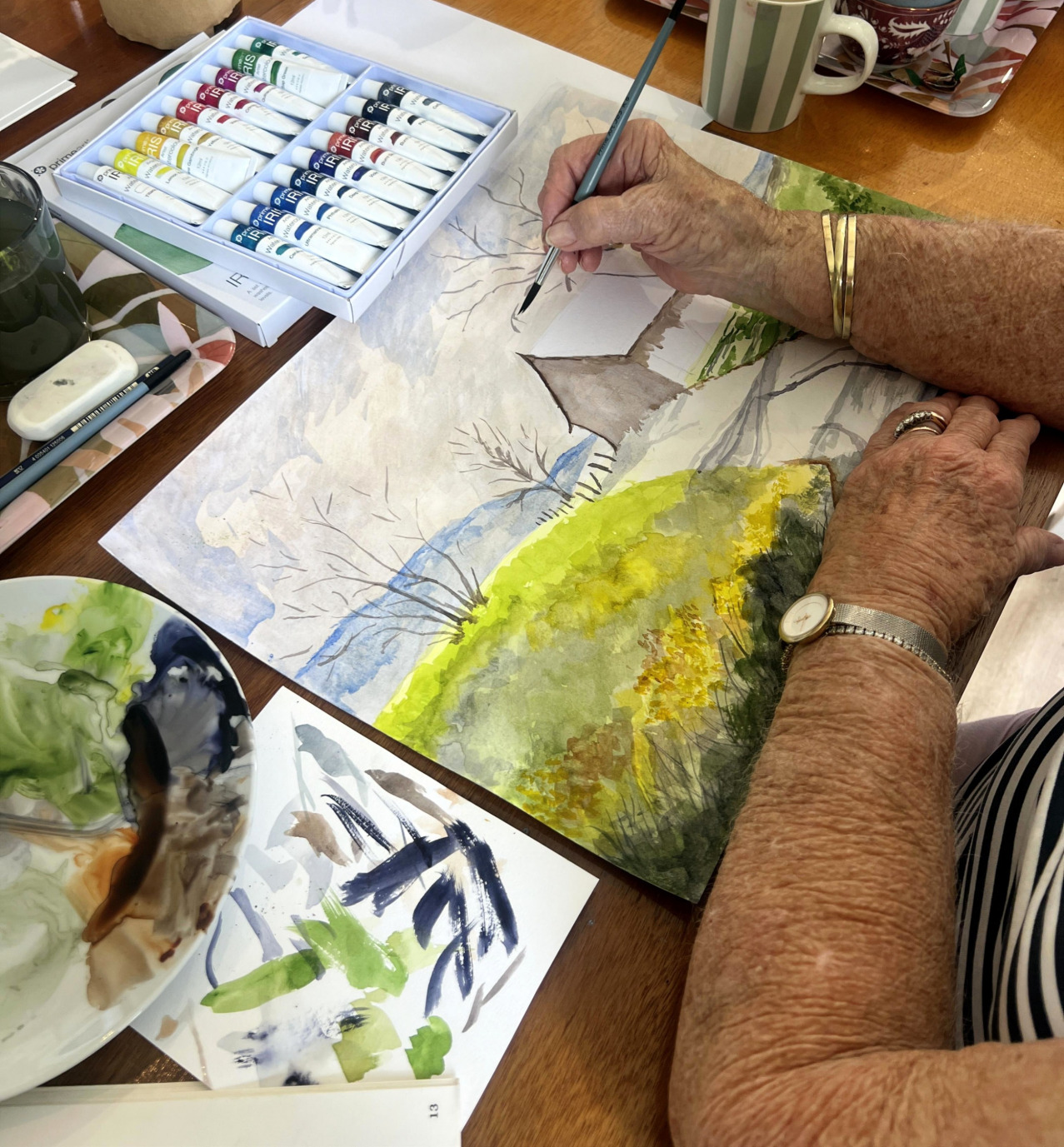 kids art workshop paint